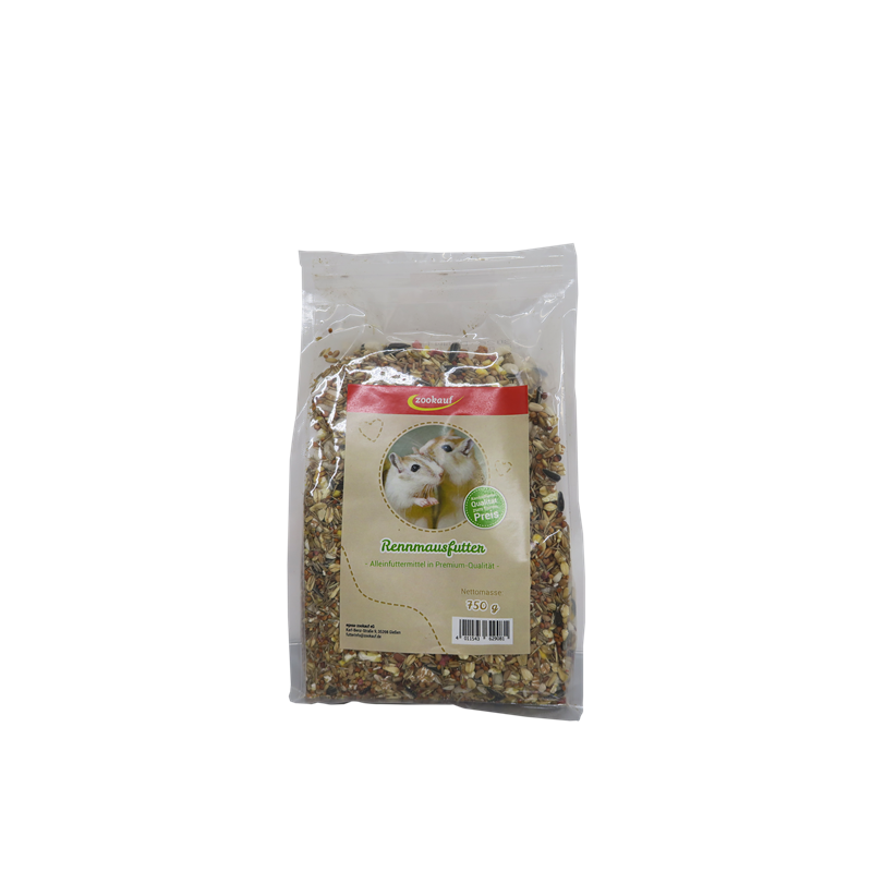 zookauf Nager Futter Premium für Rennmaus 750 g