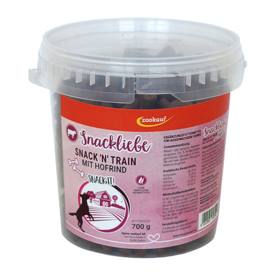zookauf Snackliebe Snack 'n' Train Hofrind  700 g