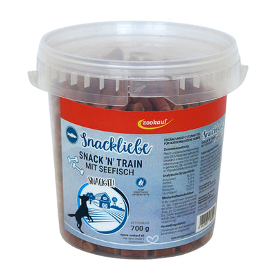 zookauf Snackliebe Snack 'n' Train Seefisch  700 g