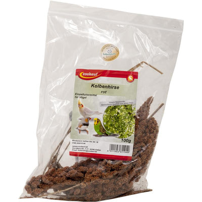 zookauf Vogel Snack Kolbenhirse rot 100 g